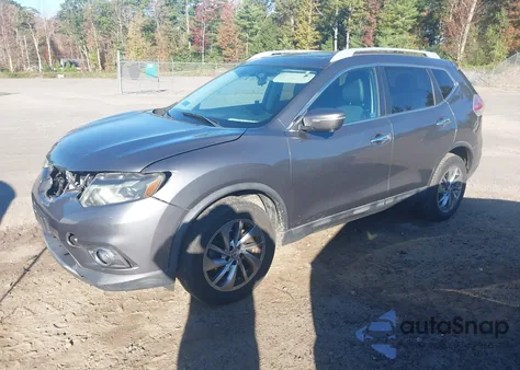 2015 Nissan Rogue Sl z USA, uszkodzony, nr VIN 5N1AT2MV7FC904993